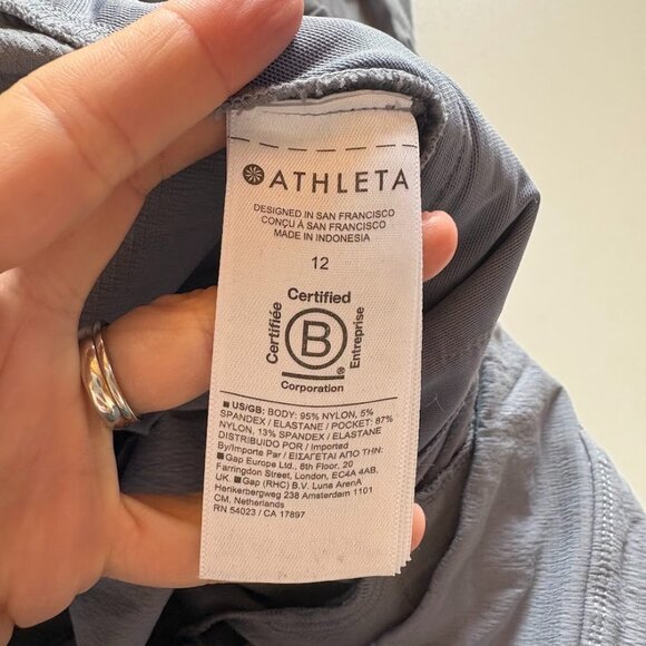 Athleta Trekkie North High Rise Jogger Pant Hiking Coastline Blue Grey Outdoor - Picture 10 of 14
